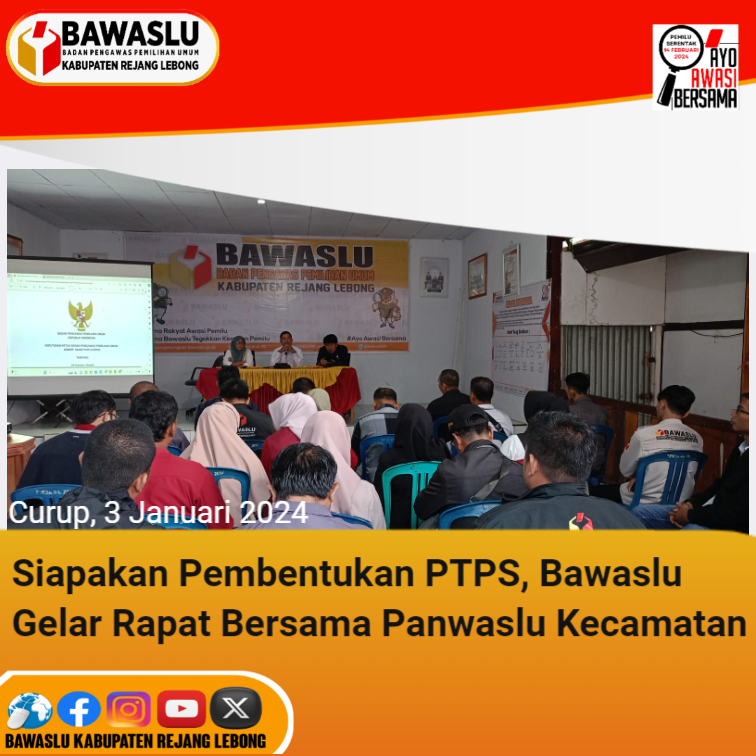 Bawaslu Gelar Rapat Bersama 