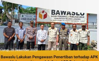 Apel Bersama Sebelum Penertiban Alat Peraga Kampanye