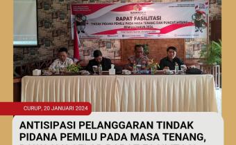 Bawaslu Rejang Lebong Gelar Rapat Fasilitasi